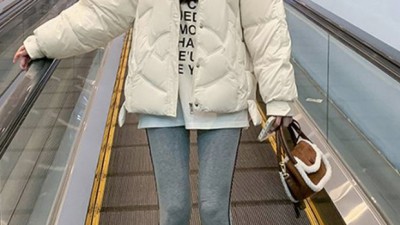 겨울왕국 입성 준비 완료! ✨ 나만의 득템 아이보리 패딩 후기